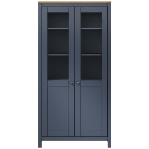 Maison Chic Komoda - Predalnik Hill siva 85x37x170,5 cm trdna borovina, (21718220) Cene