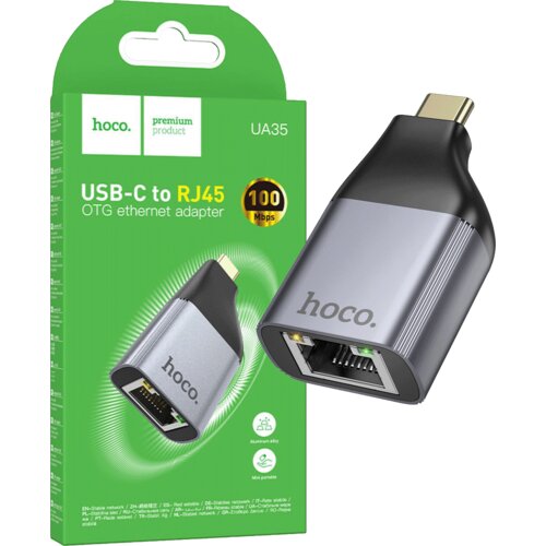 hoco. Adapter USB Type-C na LAN UA35, Crni Cijene