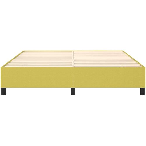  Okvir za krevet bez madraca zeleni 160x200 cm od tkanine Slike