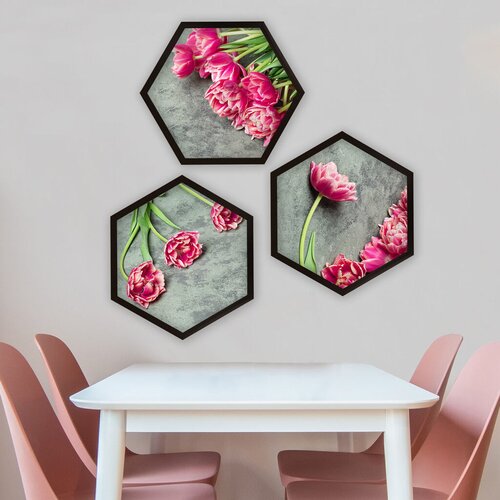 Wallity uramljena slika 6GEN540481320, 35x35 cm, 3 dela Cene
