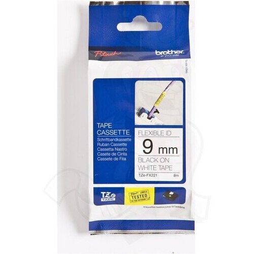 Brother Savitljiva laminirana traka, 9 mm, Črna na beli Cijene