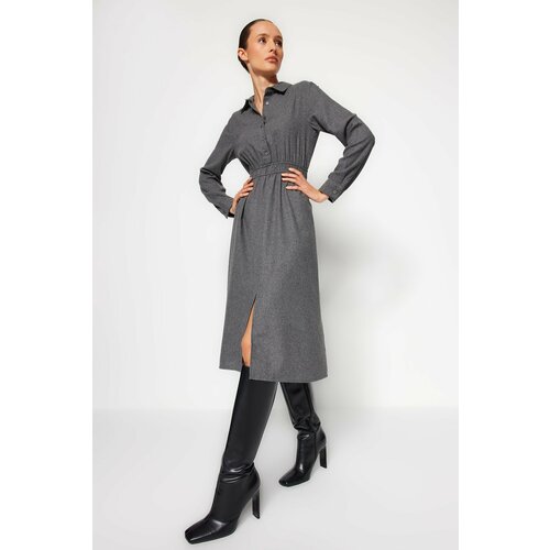 Trendyol Dress - Gray - Shirt dress Slike