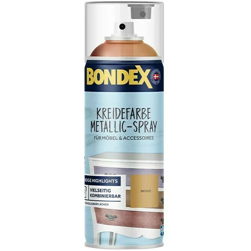 BONDEX Kredna barva v spreju Metallic (400 ml, bron, saten)