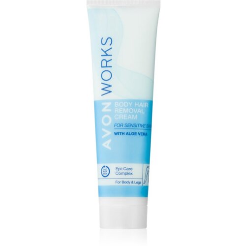Avon Works Aloe Vera depilacijska krema za občutljivo kožo 100 ml Cene