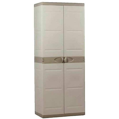 Plastiken Garderobne omare Armoire de rangement en r&amp;eacute;sine beige Bež Slike
