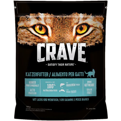 CRAVE Adult z lososom & belo ribo - 750 g Cene