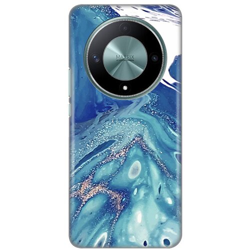 torbica silikonska print za honor magic 6 lite blue marble Slike