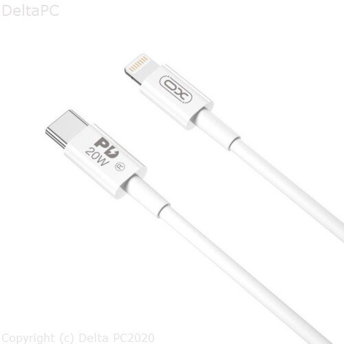 XO cable NB-Q189B PD USB-C - Lightning 2,0m 20W white Cijene