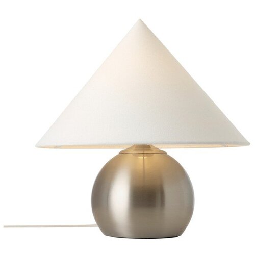 Ellos Home Bijela/u sjajno srebrnoj boji tekstilna stolna lampa (visina 38 cm) Connie &amp;ndash; Slike