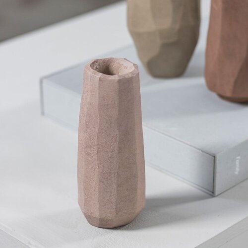Mette Ditmer Denmark Roza poliresinova vaza 15,5 cm Nuki - Slike