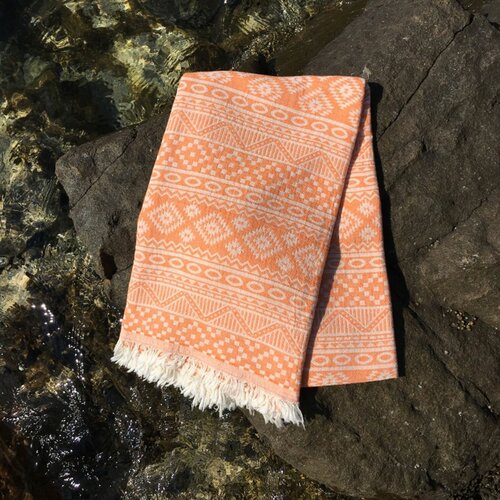 cicim - narandžasti fouta (peškir za plažu) Slike