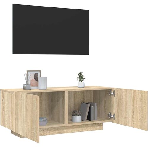  TV ormarić boja hrasta sonome 100x35x40 cm konstruirano drvo Smeđa Cijene