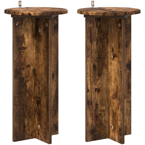  Stalak za biljke 2 pcs Dimljeni hrast 29 5 x 29 5 x 60 cm Cene
