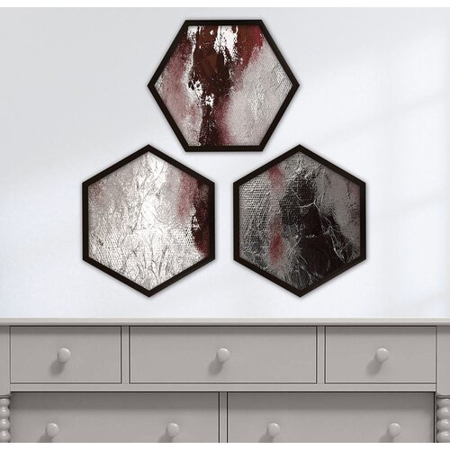Wallity Uokvirena slika 6GEN1215380, 35x35 cm, 3 dijela Cijene