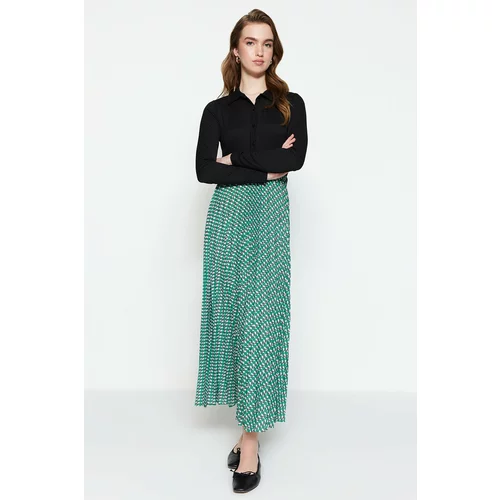 Trendyol Skirt - Green - Maxi