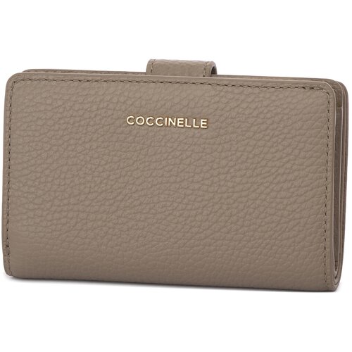 Coccinelle Denarnice N59 SOFT METAL Bež Cene