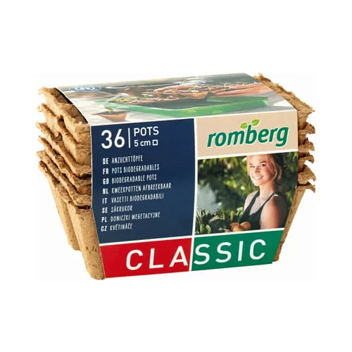 Romberg 36 lončkov za gojenje 5 cm - 6 lončkov/pladenj