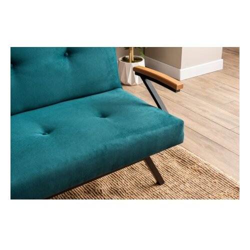 Atelier Del Sofa Trosjed na razvlačenje Zven, 180x64x78 cm, Petrolej Slike