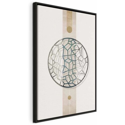  Slika - Circle with Artistic Details (1-part) - Abstract Shape 80x120 Cijene