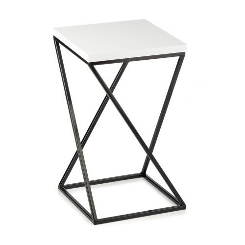  Stalak za cveće LOFT 40x24 cm crna/bela Slike