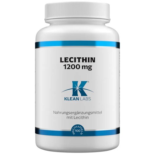 KLEAN LABS Lecithin 1200 mg - 100 mehk. kaps. Slike
