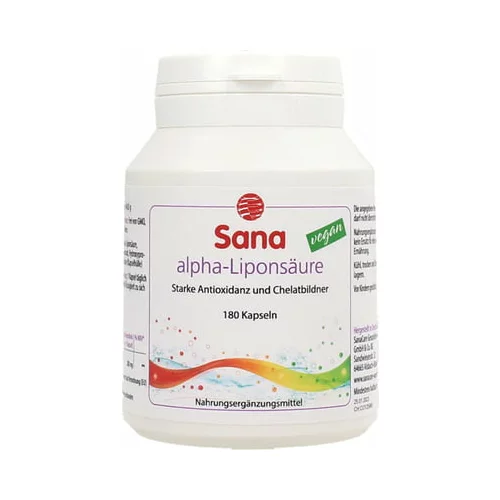 SanaCare sanaAlpha - lipoična kislina - 180 kapsul