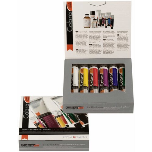  Uljane boje razredive u vodi COBRA Set 6x20ml Cene