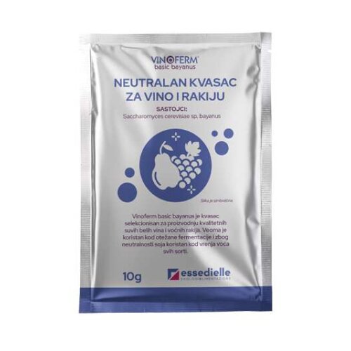 Savacoop vinoferm Basic Bayanus 10g, univerzalni vinski kvasac Slike