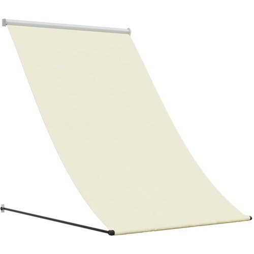 Maison Chic Zložljiva tenda - Senčniki krem 100x150 cm tkanina in jeklo, (22038523) Slike