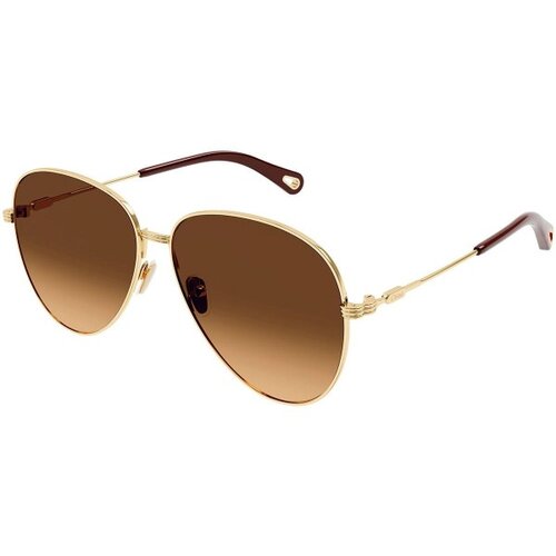 Chloe CH0177S 003 ONE SIZE (59) Zlata/Rjava Cene