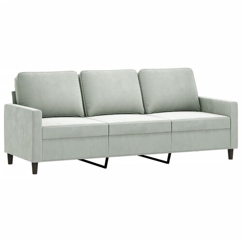 Maison Chic kavč - Sofa - Kanape svetlo siv 180 cm žamet, (21726564) Cene