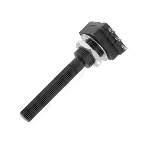 SCHUKAT Mono potenciometar 100R LIN. 6mm PIHER ( PC16MLE100 ) Slike