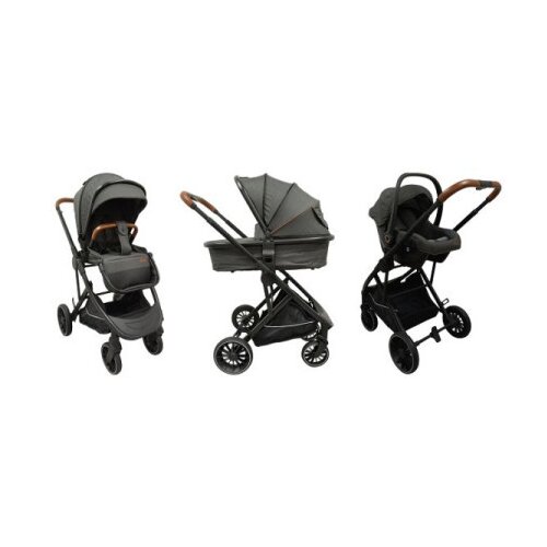 Bbo kolica za bebe 3u1 neo (bd801) - dark grey ( BD801DGREY3 ) Slike