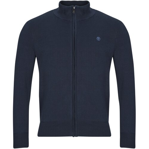 Timberland Cotton YD Full Zip Sweater Tamno plava Slike