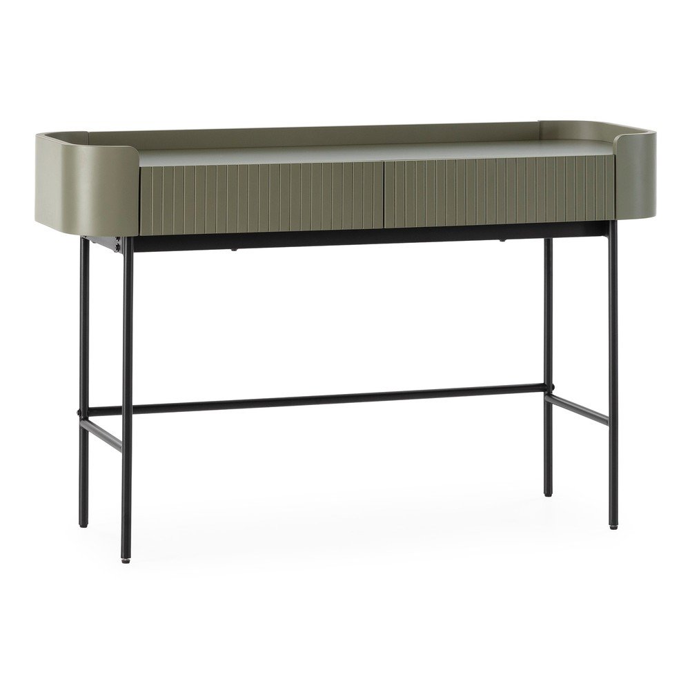 MOME Kaki zelena stranska mizica 40x120 cm Willa &amp;ndash; Slike