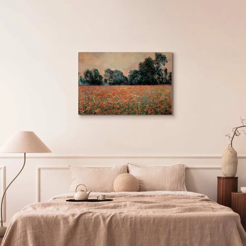  Slika - Claude Monet &amp;ndash; Field with wild Poppies 90x60 Standard Slike