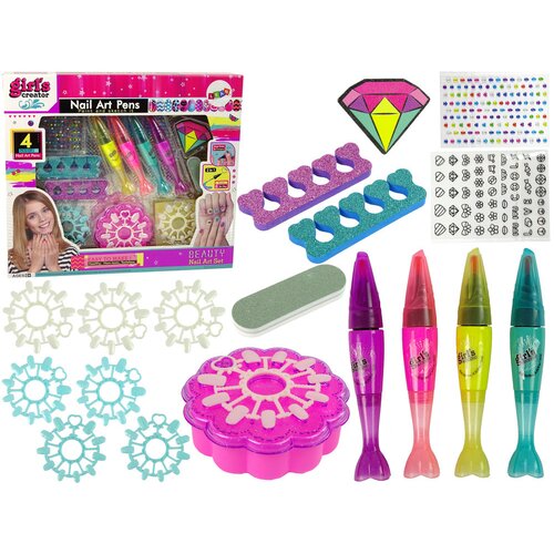  Nail Painting Set Nail Lacquers Pens Coloured Stickers Cijene