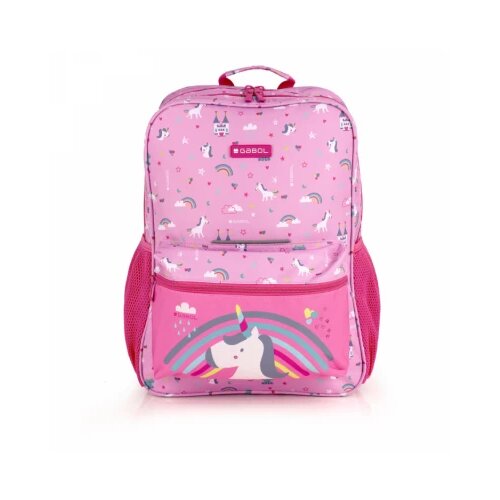 RANAC &amp;scaron;kolski ergonomski 32x44x15 cm 23,5l-0,55 kg Rainbow Gabol roze Slike