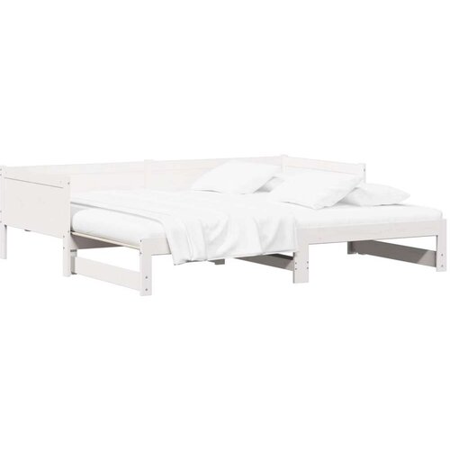  krevet za povlačenje za dan bijelo 180 x 200 cm Slike