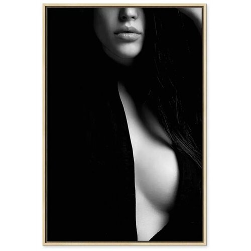  Slika - Sensual Elegance (1 Part) Vertical 40x60 U prirodnom drvenom okviru Slike