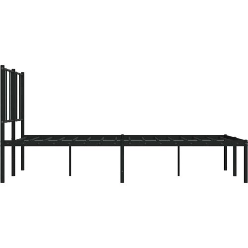  okvir za krevet s uzglavljem crni 120x190 cm Slike