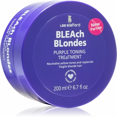 Lee Stafford Bleach Blondes Purple reign maska za nevtralizacijo rumenih odtenkov 200 ml