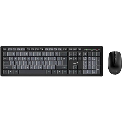 Genius Smart KM-8200 Wireless USB US crna tastatura + mi&scaron; Cene