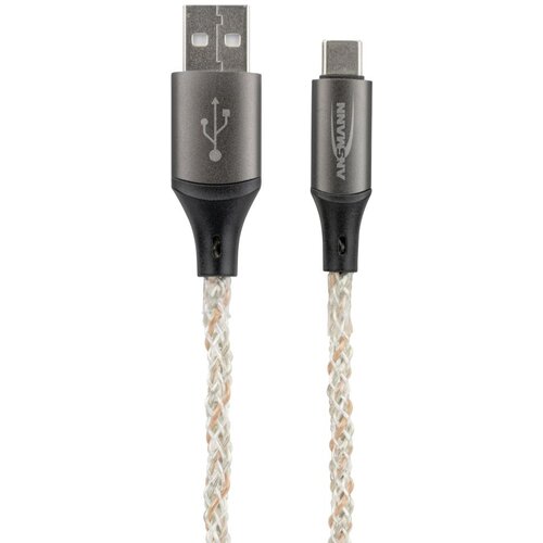 Ansmann Kabl sa LED osvetljenjem USB-A na USB-C, 100cm Cene