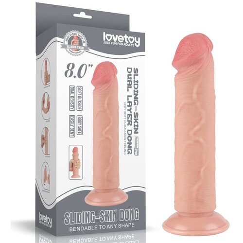  8inch Sliding Skin Dual Layer Dong Flesh II  Lvtoy00722 Cene
