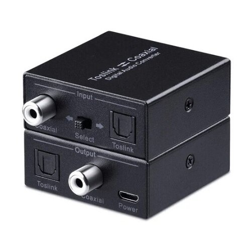  Toslink & Coaxial konvertor KT-D2CB.50B crni ( 11-527 ) Cene