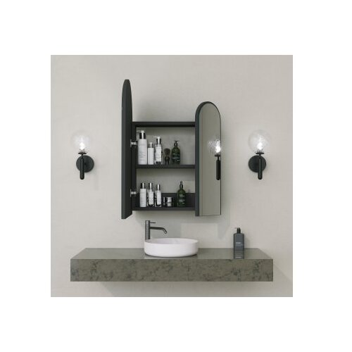 Hanah home kupatilski ormarić classe cabinet black Cene