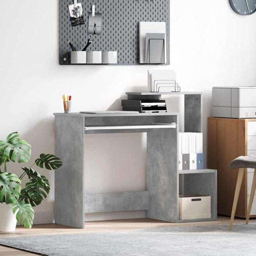  Stol Betonski sivi 106 x 41 x 88.5 cm Konstruirano drvo Cijene
