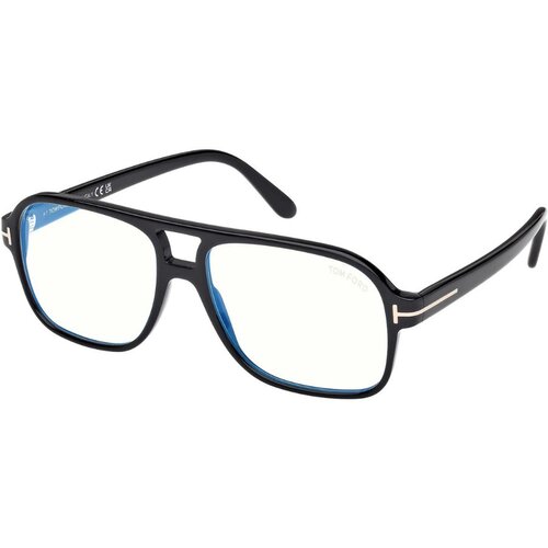 Tom Ford Blue Block Mu&scaron;ki okvir za dioptrijske naočare 0FT6058-B 158, Crni Cene