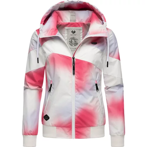 Ragwear Tehnička jakna 'Nuggie' pastelno plava / roza / bijela